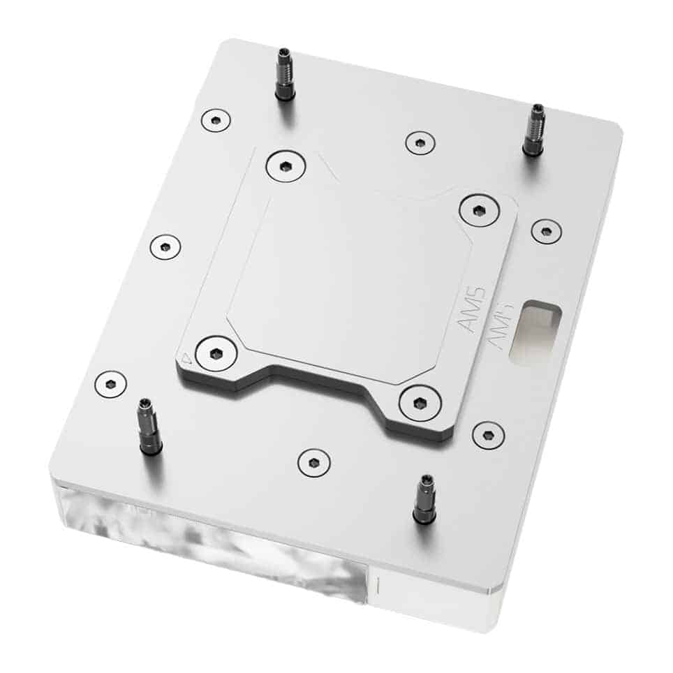 (image for) EK-Quantum Velocity² D-RGB AM5 White Edition AMD CPU Block